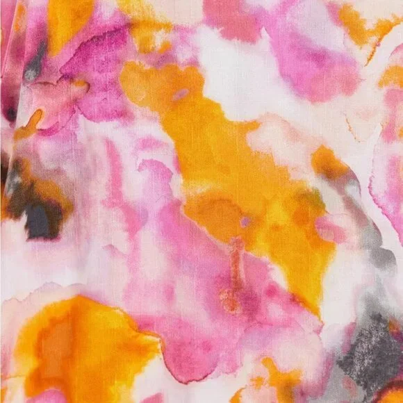 Torrid Multi Watercolor Tie-Dye Off-Shoulder Ruffled Neckline Top Size 2X Boho - Picture 11 of 11